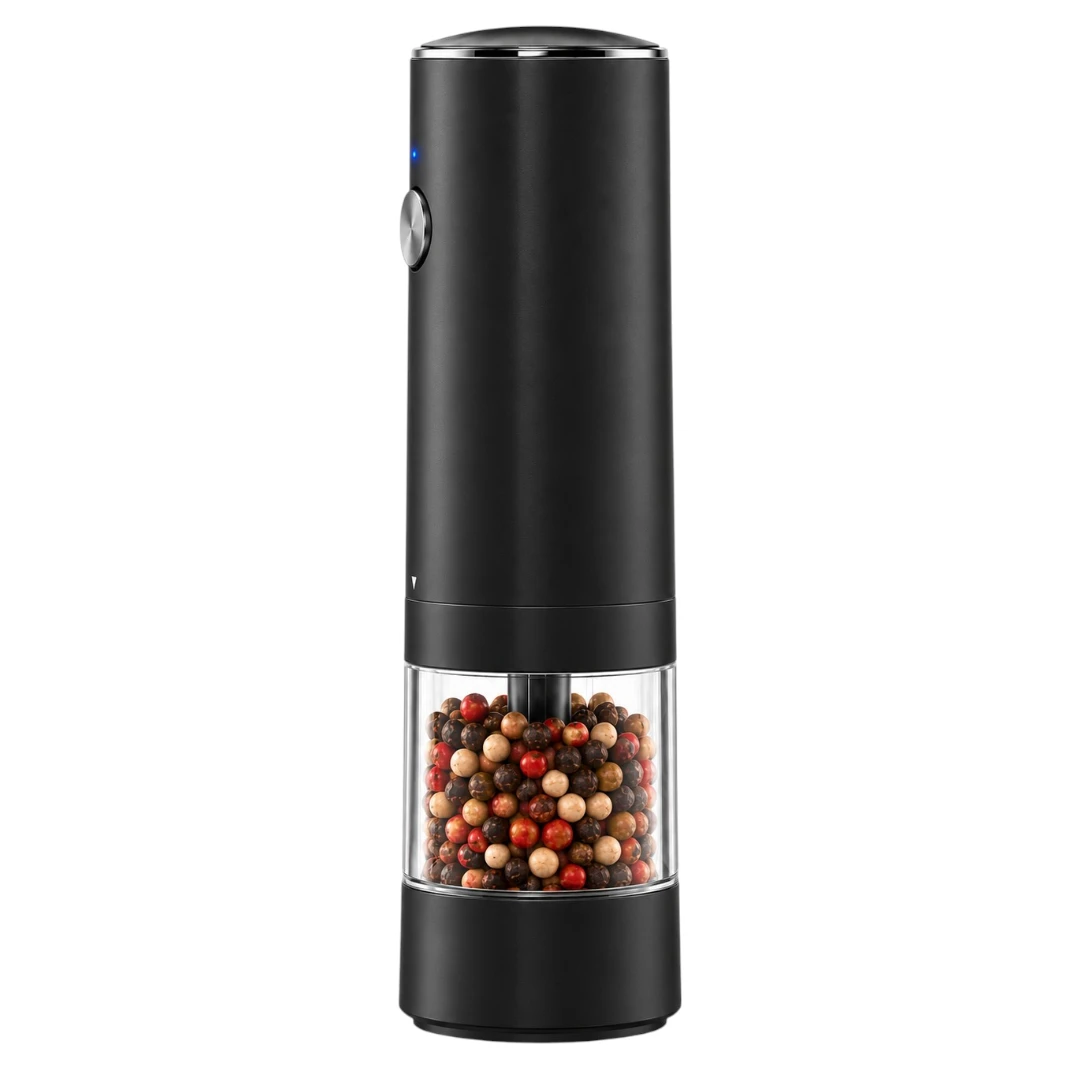 Plaits Electric Pepper Grinder with Transparent Spice Chamber